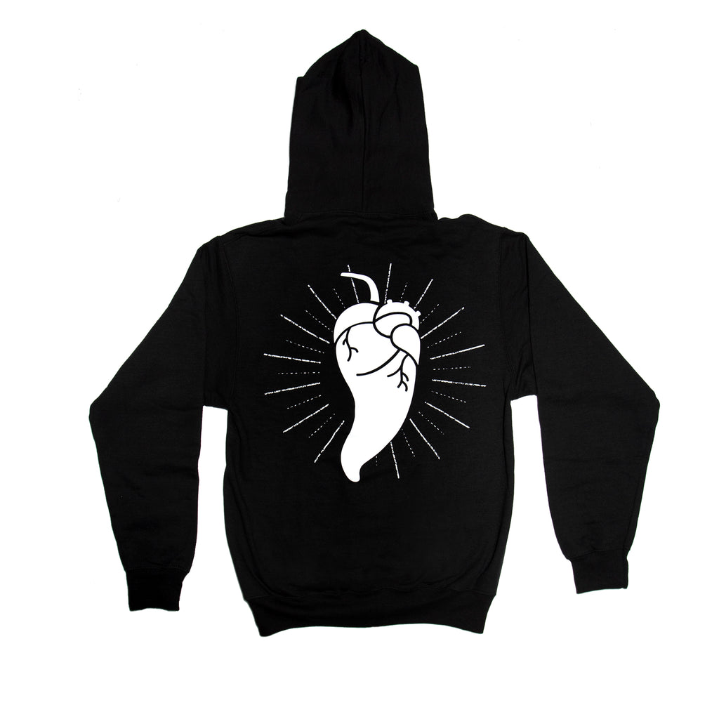 Korean heart hoodie store