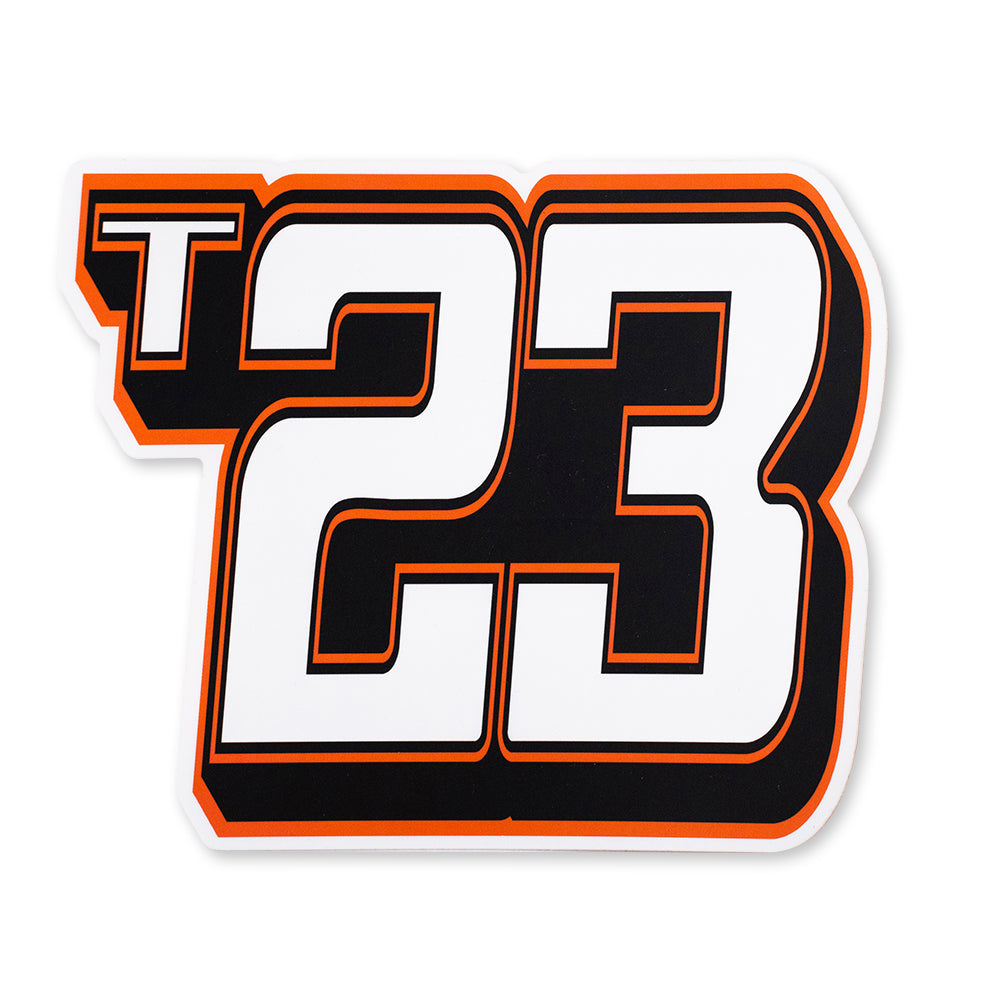 #T23 John Toppozini - 6x6" Decal
