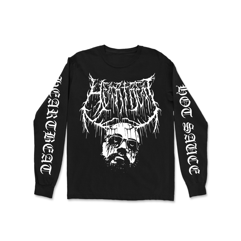 Black long sleeve metal shirt outlet