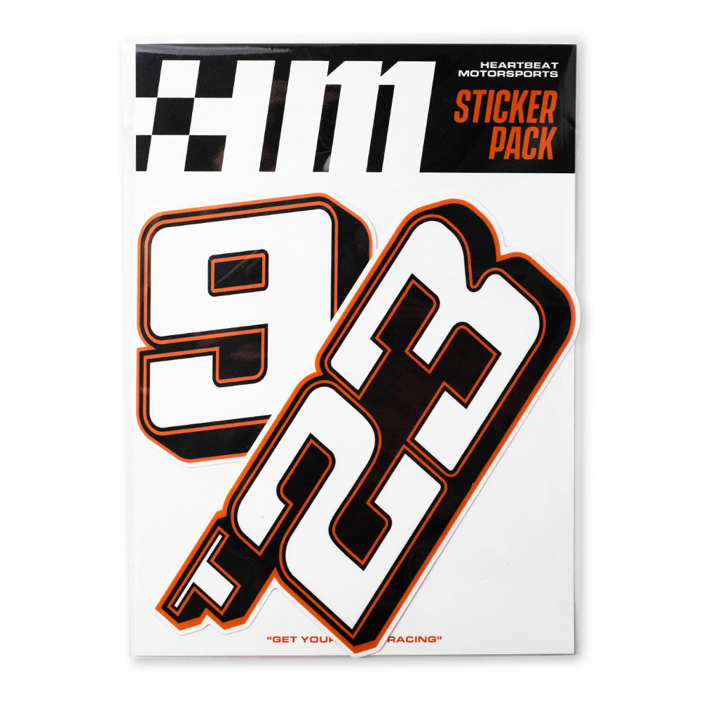 Motorsports - Driver Sticker Pack | Heartbeat Hot Sauce Co.